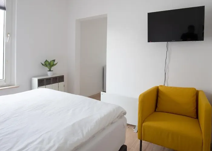 Moderne In Der Innenstadt Von 公寓 巴特恩豪森