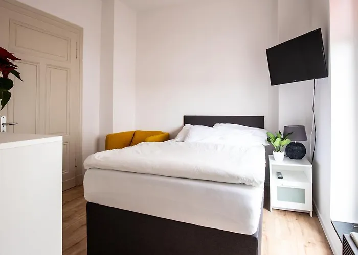 公寓 Moderne In Der Innenstadt Von 巴特恩豪森