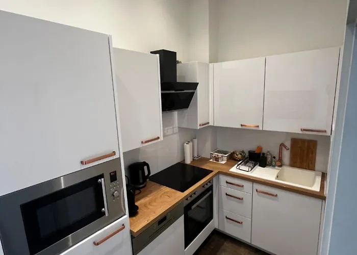 公寓 Moderne In Der Innenstadt Von 巴特恩豪森