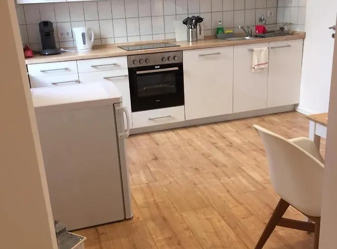 公寓 Moderne In Der Innenstadt Von 巴特恩豪森